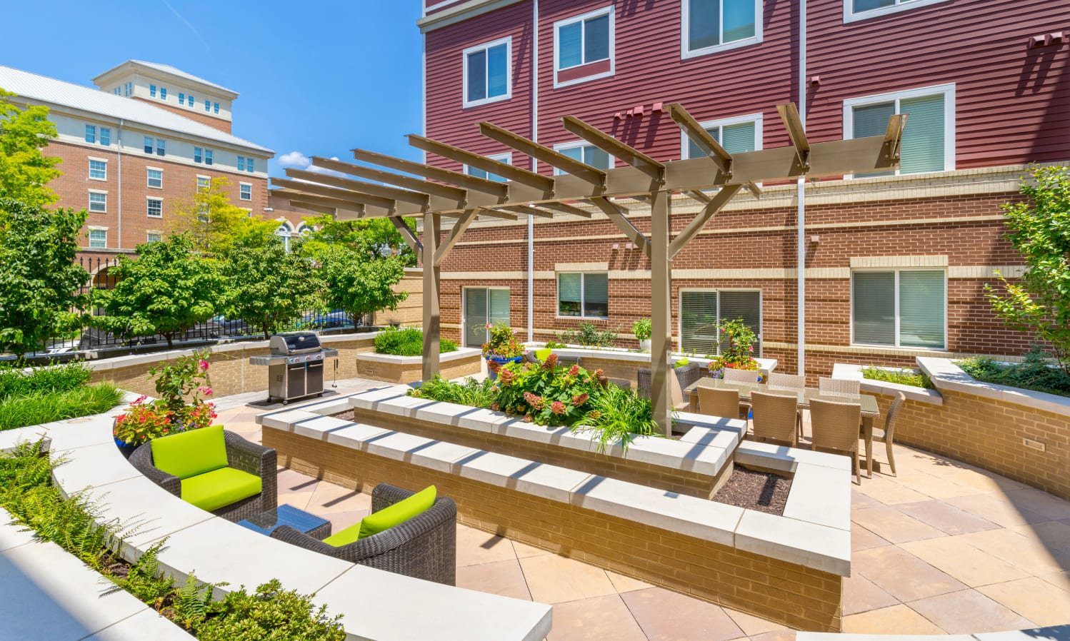 Four Landscaped Courtyards